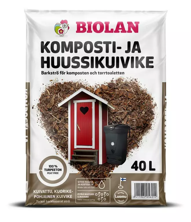 Komposti&Huussi kuivike 40 L - Multa - 101751 - 1