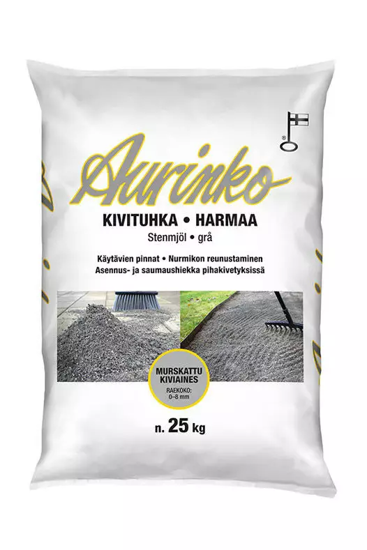 Aurinko kivituhka 25 kg - Multa - 103923 - 1