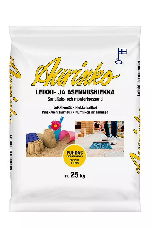 Leikki- ja asennushiekka 25 kg - Multa - 103324 - 1