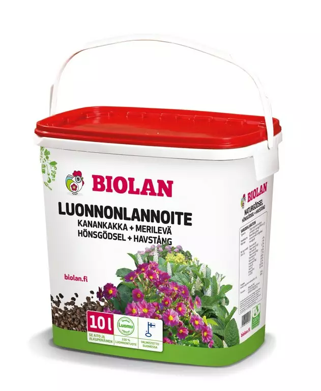Luonnonlannoite pakki 10 L - Lannoitteet - 101777 - 1