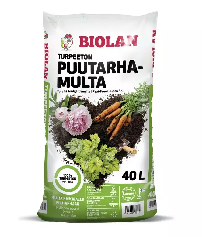 Turpeeton puutarhamulta 40 L - Multa - 103367 - 1